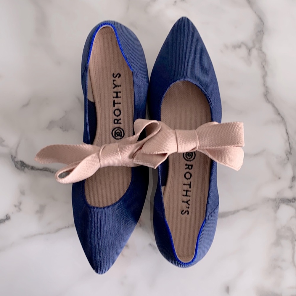 Rothy’s Navy Mary Janes, sz 10.5